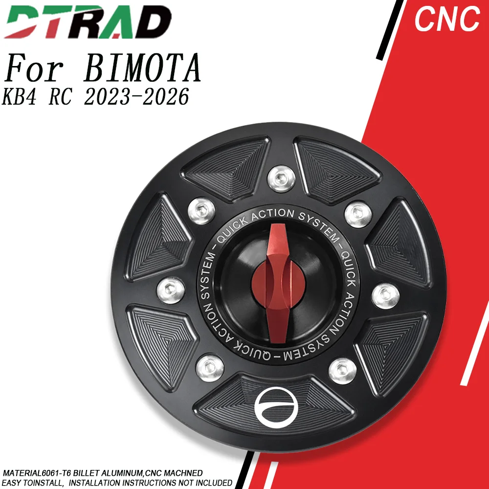 

For BIMOTA KB4 RC 2023-2026 KB 998 RIMINI 2025-2026 Quick Action Fuel Tank Cap Lock System Motorcycle Petrol Gas Cover Modified