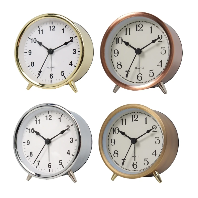 

Nordic Simple Small Alarm Clock Mute Students Creative Personality Desktop Decoration Clock Bedside Clock for Home