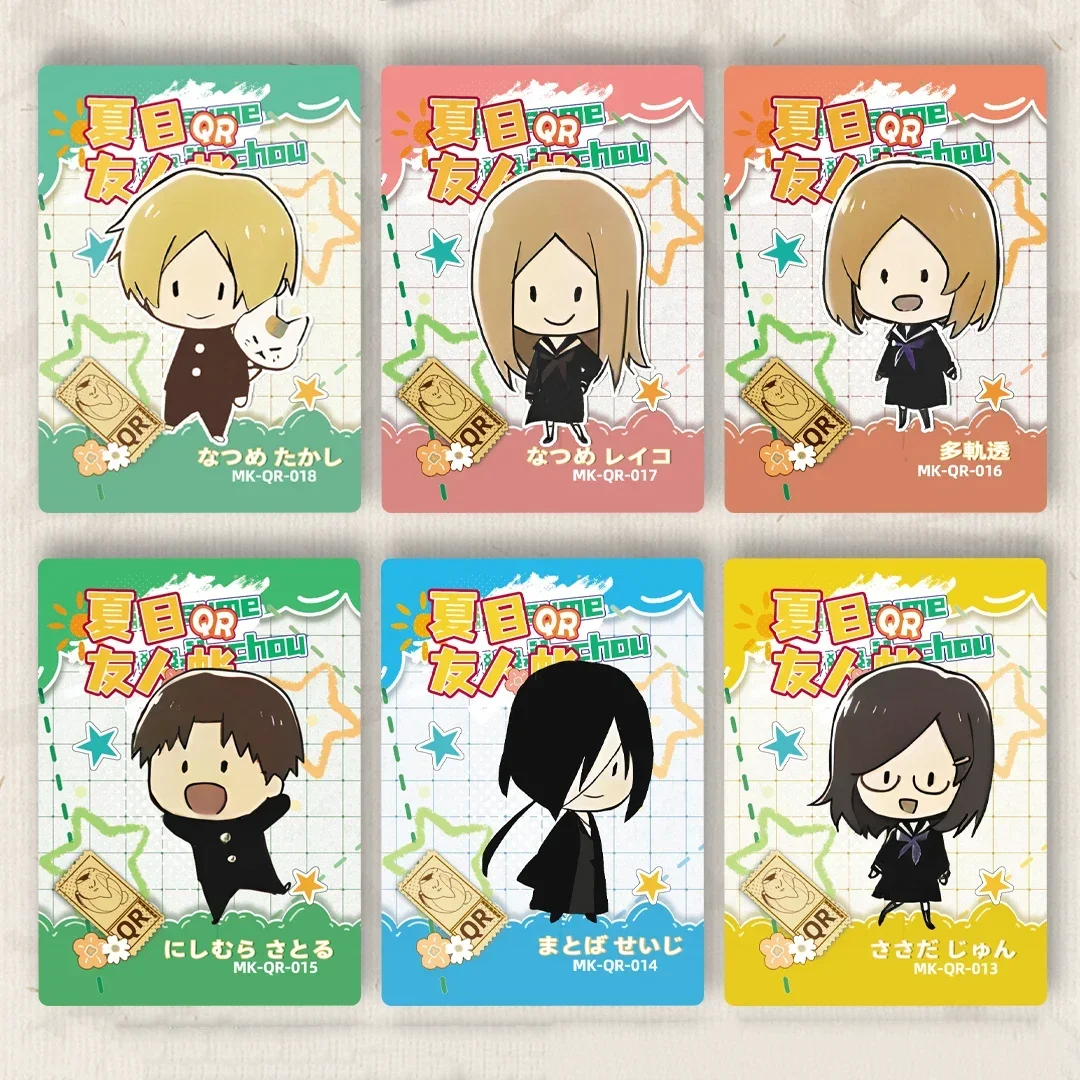 Tarjeta del libro de amigos de Natsume, tarjeta de colección periférica de Anime Shizuka Oka multipista de Takashi Natsume, juguetes para niños, regalo de Año Nuevo