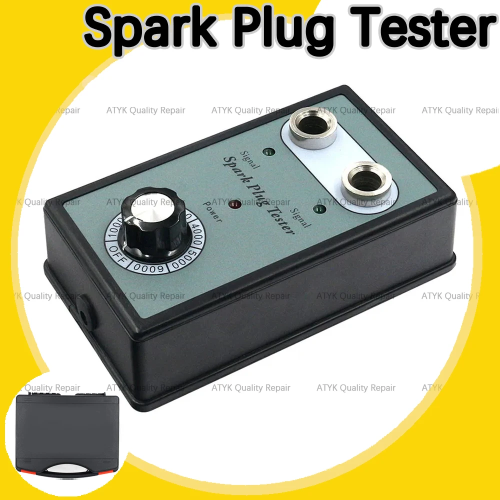 

Adjustable Dual Hole Sparking Plug Tester Spark Tester Diagnostic Tool for Car Motorcycle Ignition Coil Checker Spark Detector