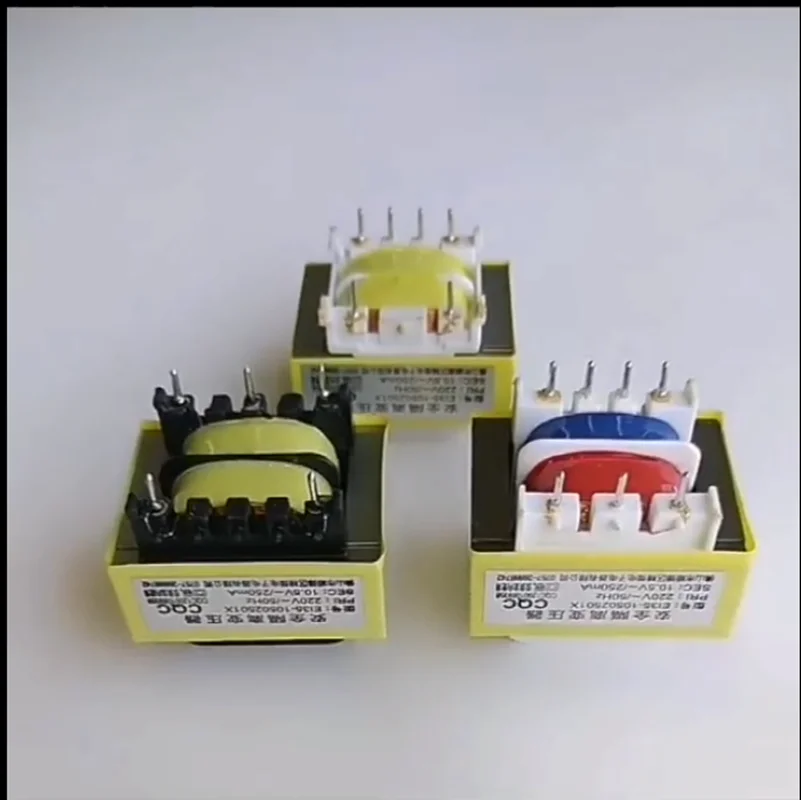 1Pcs EI Power Transformer AC 220V input voltage 50Hz 10.5V output voltage250mA Magnetic Core Open frame type EI35-10502501X