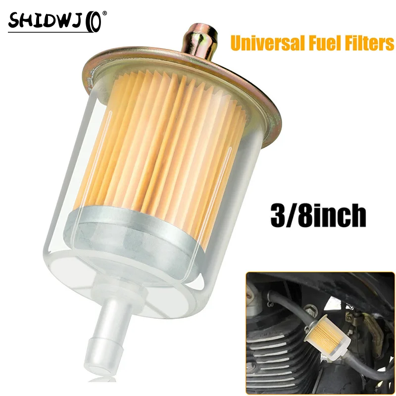 1Pcs Gasoline Filter Diesel Extra Large Fuel Filter Universal RV Inline Fuel Line For Garden Tools Scooters Motorcycles Cars