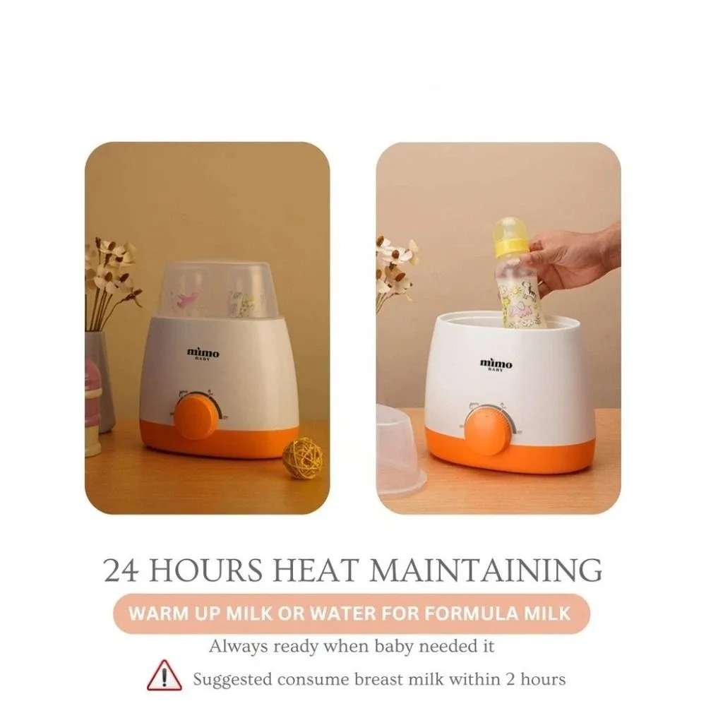 Compact Size EU Plug Baby Bottle Warmer Safe Temperature Adjustment Milk Heater Universal Thermal Baby Bottle Heater Travel