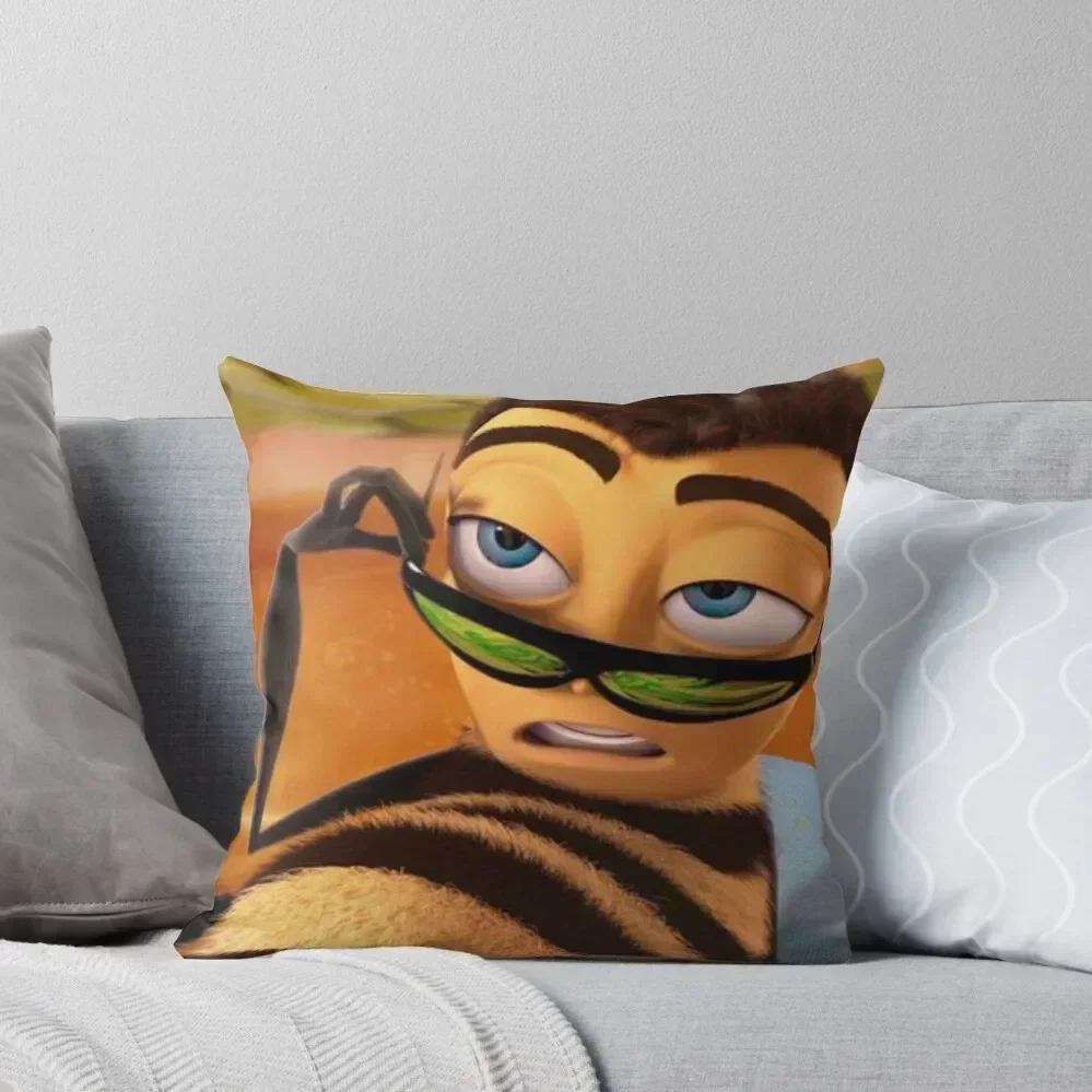 

Bee Movie Barry Benson Meme Throw Pillow sleeping pillows christmas ornaments 2025 Embroidered Cushion Cover pillow