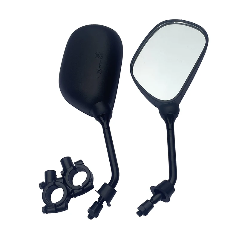 Motorcycle rearview mirror 8mm M8  electric vehicle reversing mirro Scooter Electrical Motor E-Bike Back Side  Convex mirrors image 3