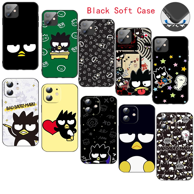 CR13 Badtz Maru Soft Silicone Case for Samsung Galaxy S21 S23 FE S24 Ultra Plus A15 A25 35 A54 A55 5G Caver