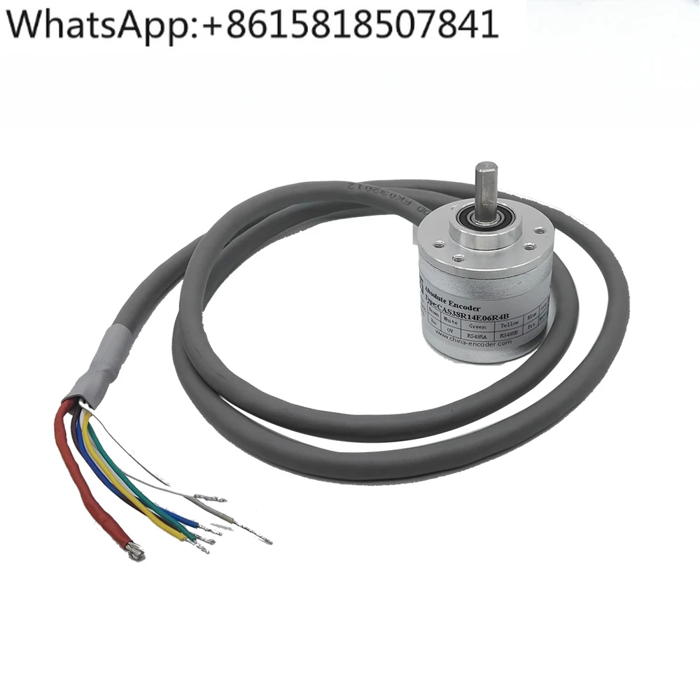 38Mm outer diameter small absolute encoder, single turn RS485 parallel SSI MODBUS 4~ 20mA