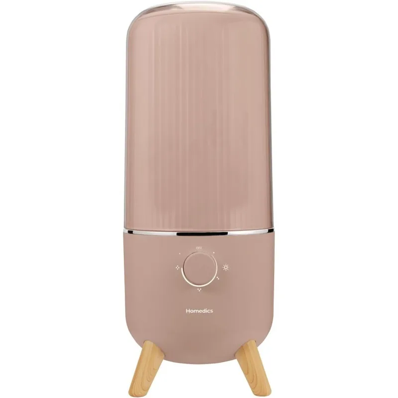 

Ultrasonic Humidifier, Bedroom and Home Office, 45 Hour Run Time, Visible Ultra Quiet Cool Mist, Aromatherapy