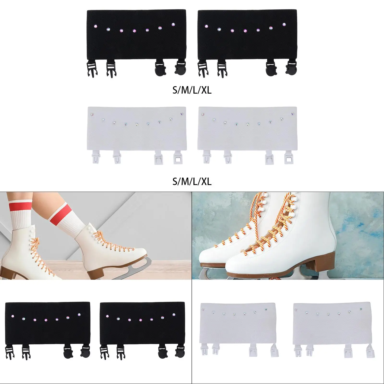 Fotografia 4: Capa protetora para botas de skate, capa protetora para patins de gelo e faixa de sapato para patins artísticos ao ar livre