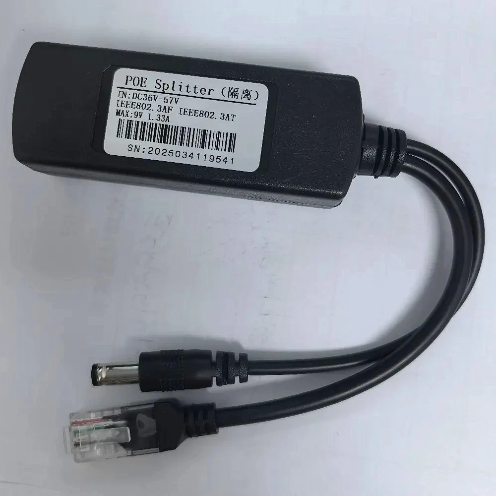 20PCS- Pemisah POE 48V hingga 9V 10/100Mbps