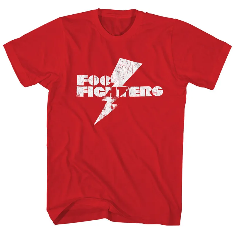 Y2K La banda de rock The American Veteran, Foo Fighters, lanzó en 1994 una camiseta para hombre estilo punk con diseño de avión de combate en llamas.