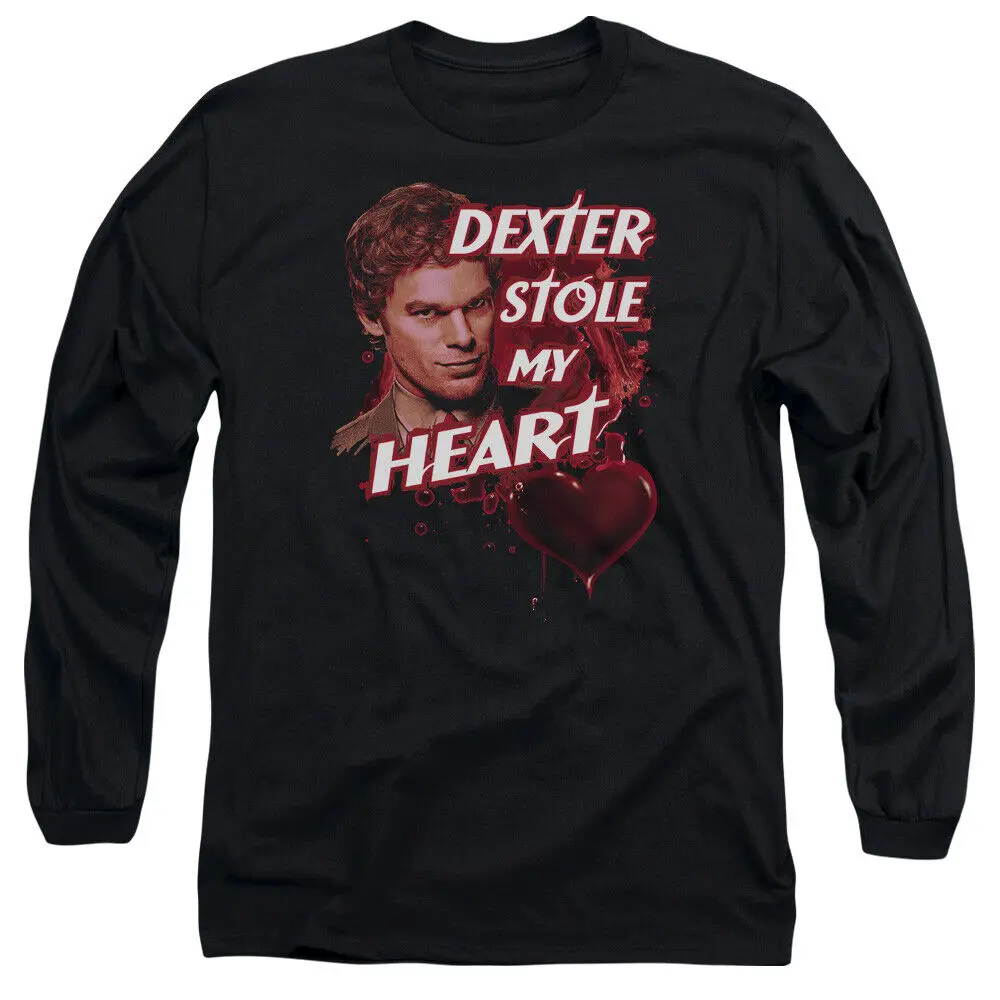 

Dexter Long Sleeve T-Shirt Dexter Stole My Heart Black Tee