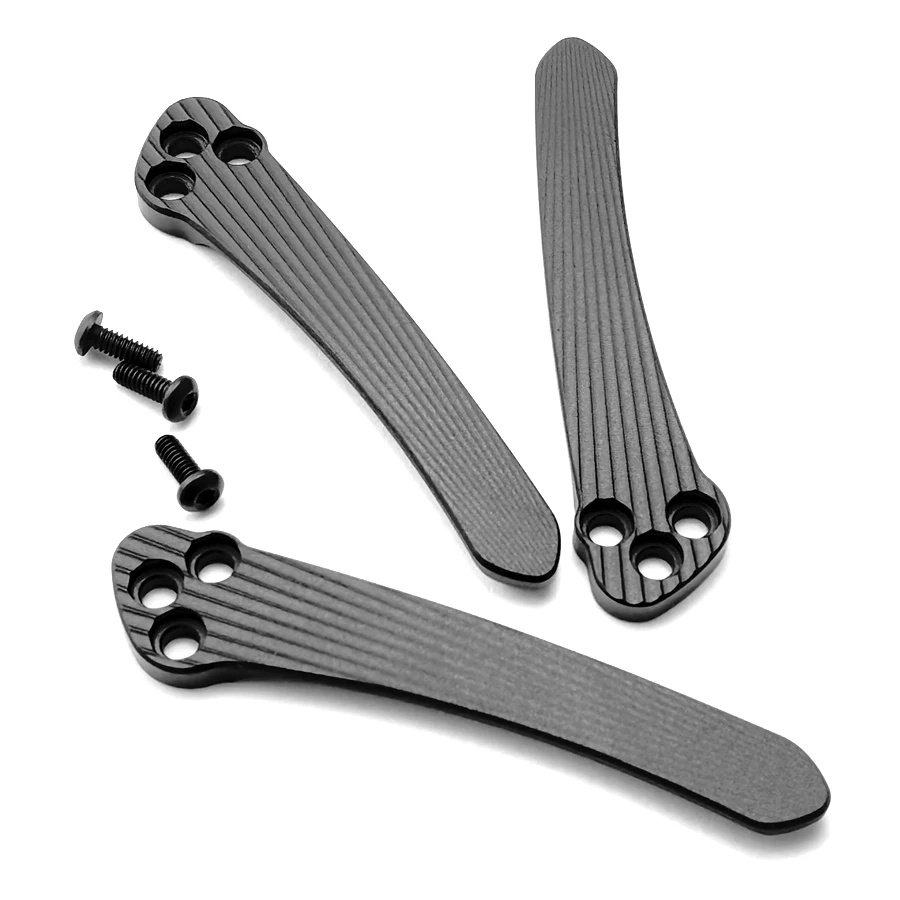 Clip tascabile in titanio su misura realizzata per Spyderco Paramilitary 2 e Para 3 coltelli 3 fori Clip tascabili parti di coltelli pieghevoli