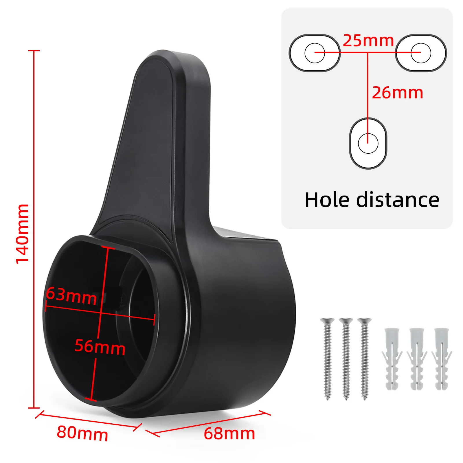 Support de chargeur EV, prise de pistolet, crochet, support de chargeur, câble de véhicule électrique, Type 2, montage mural, crochet ABS, Protection, boîte murale principale