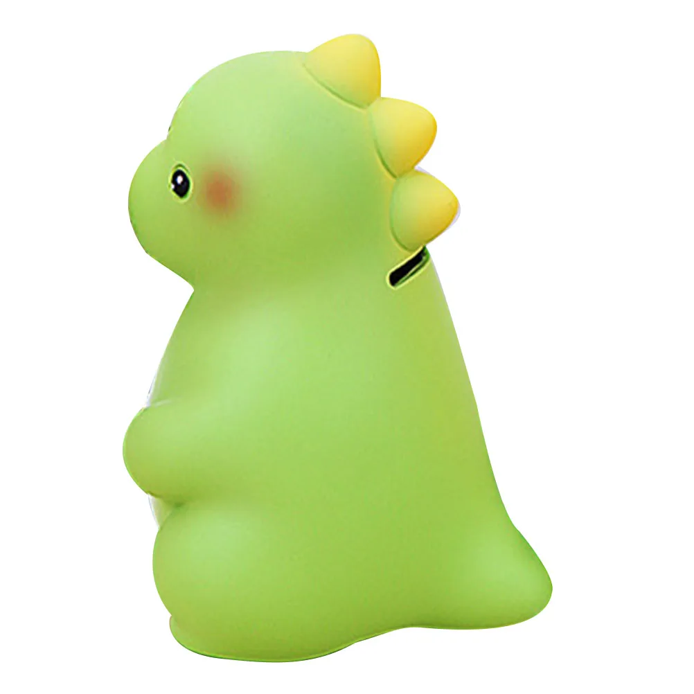 

Cute Dinosaur Shaped Piggy Bank for Coin Saving Vinyl Money Box Decorative Desktop Jar for Birthday Christmas Gift