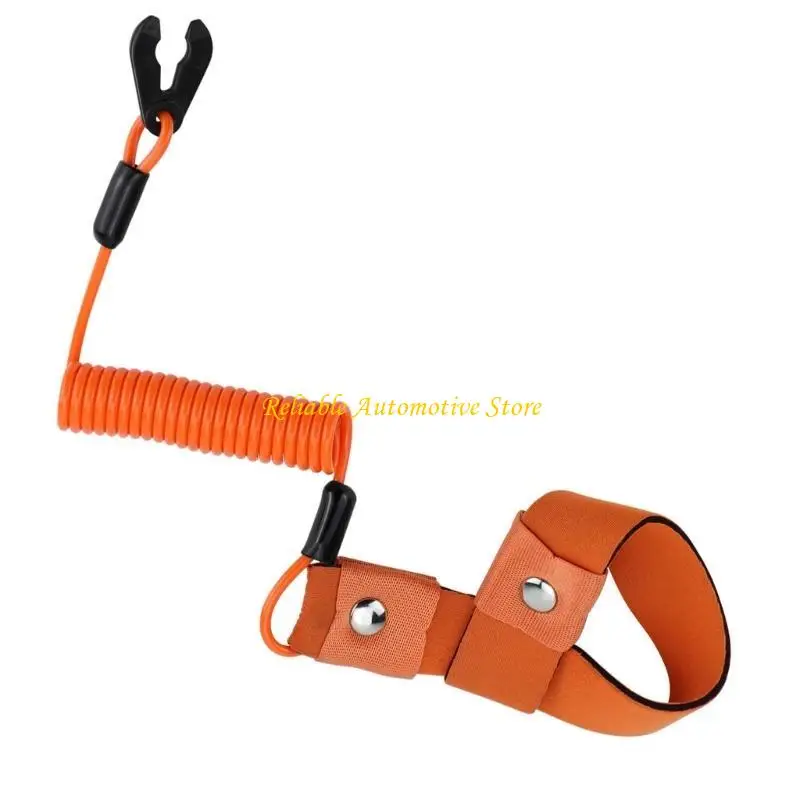 

M68B Boat Marine Engine Cutoff Security Cord Flexible Safety Tether Lanyard