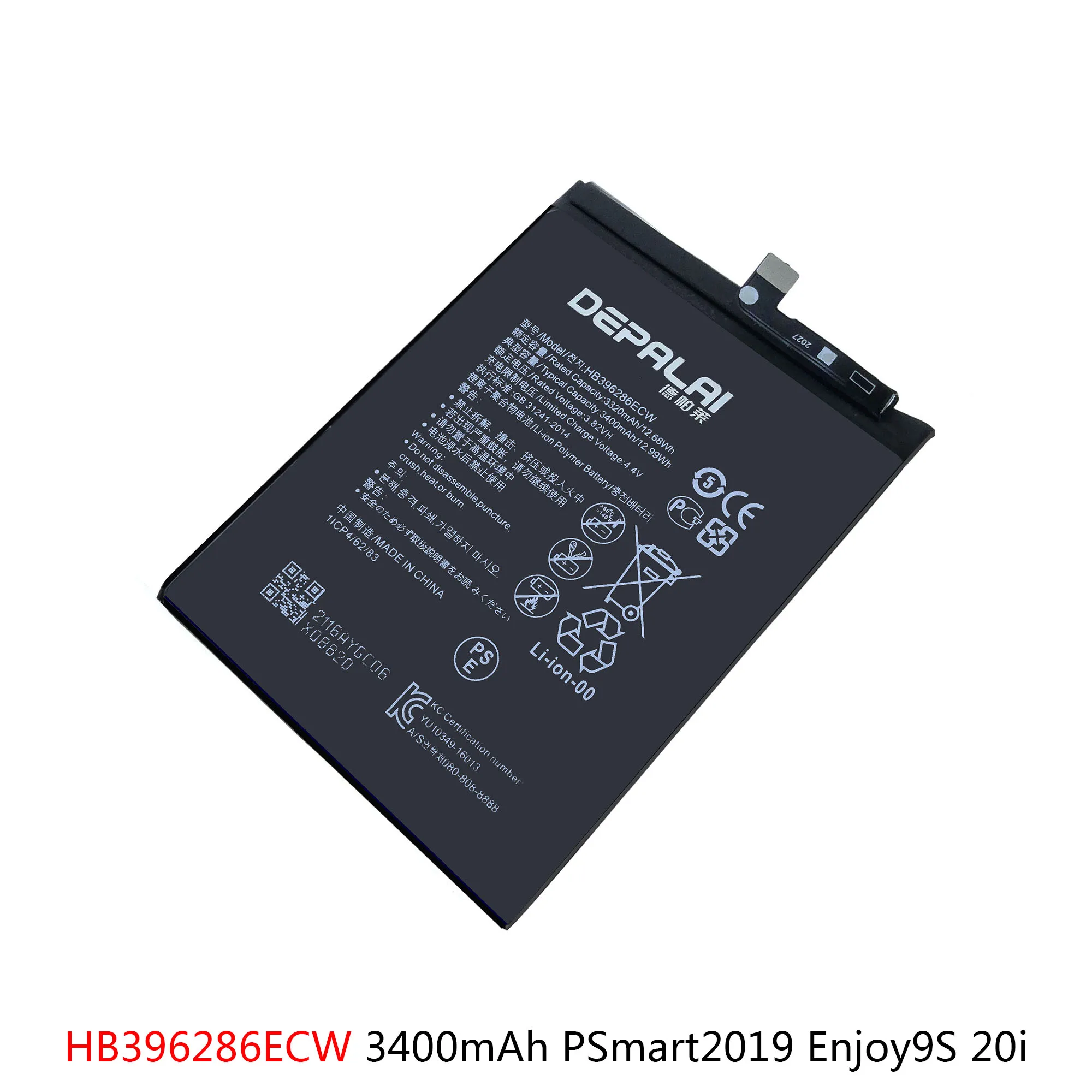 Batería HB396286ECW para Huawei P20, accesorio para Smart2019, Enjoy9S, 20i, honor 10lite, HB396285ECW