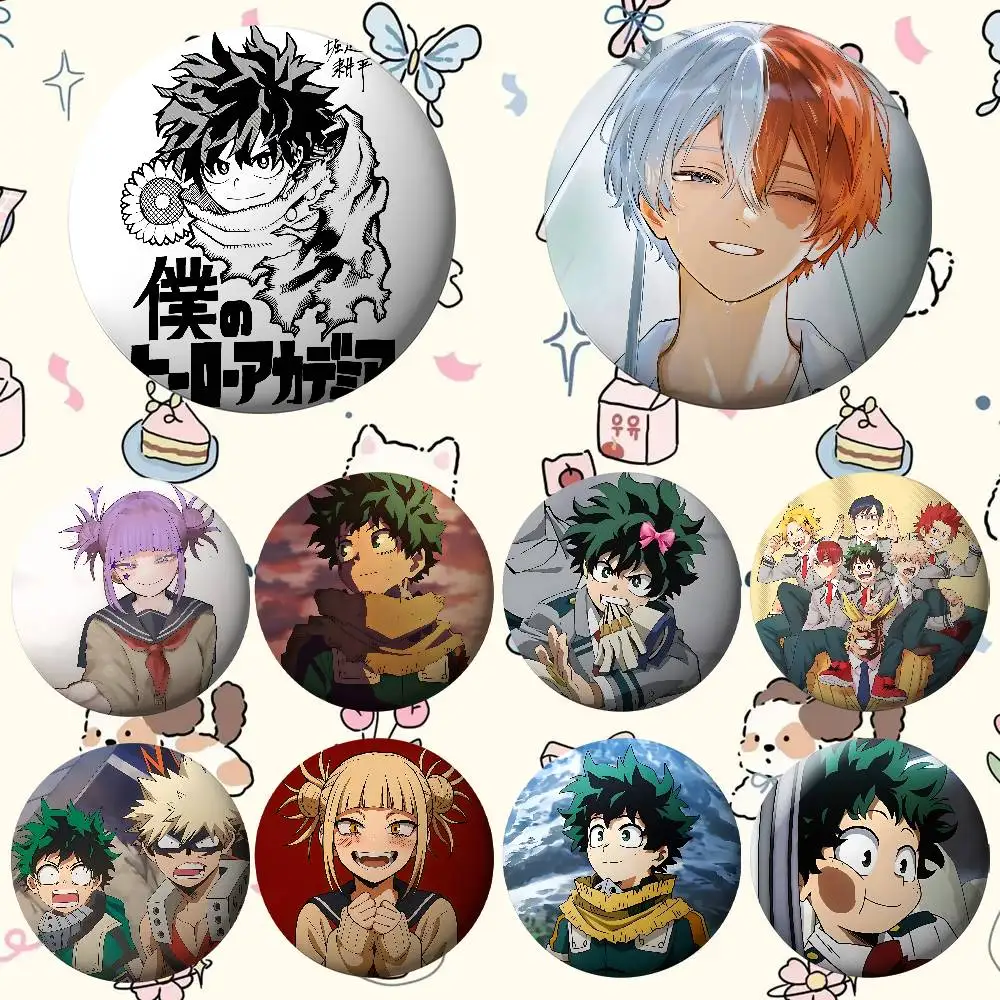 

Anmie Cool H-My Hero Academia-S For Clothes Anime Enamel Pin Cute Things Cartoon Cosplay Badges On Backpack Brooch Art Gifts