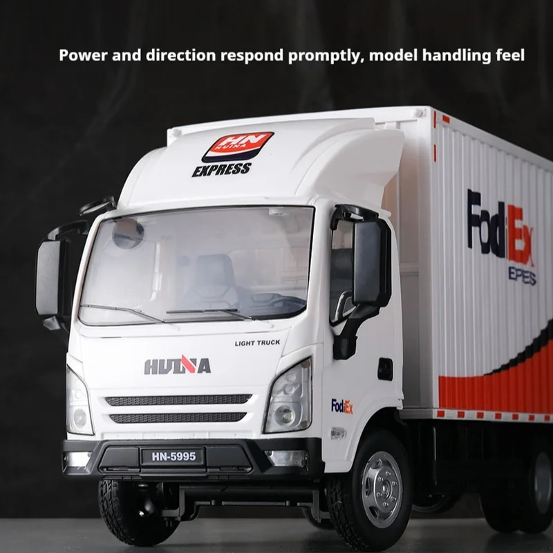 Huina 1:18 Rc سيارة 13ch التحكم عن بعد التسليم السريع سيارة تحميل النقل سيارة صغيرة شاحنة بضائع شاحنة عائمة شاحنة صغيرة #6