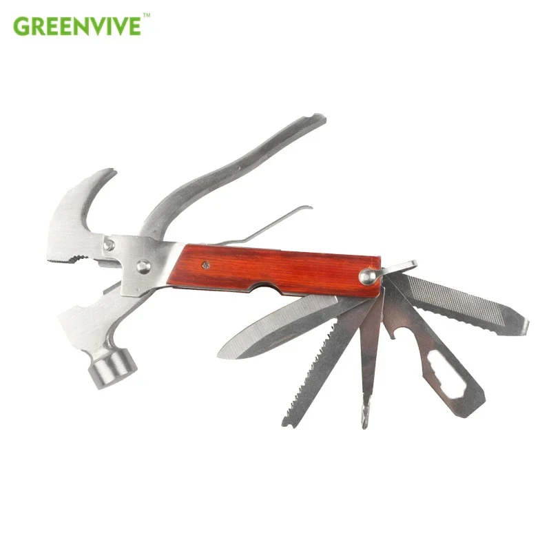 

Bee Hive Combination Claw Multi-functional Hammer Beehive Scraper Cutting Honey Knife Uncapping Scraper Beekeeping Beehive Tools