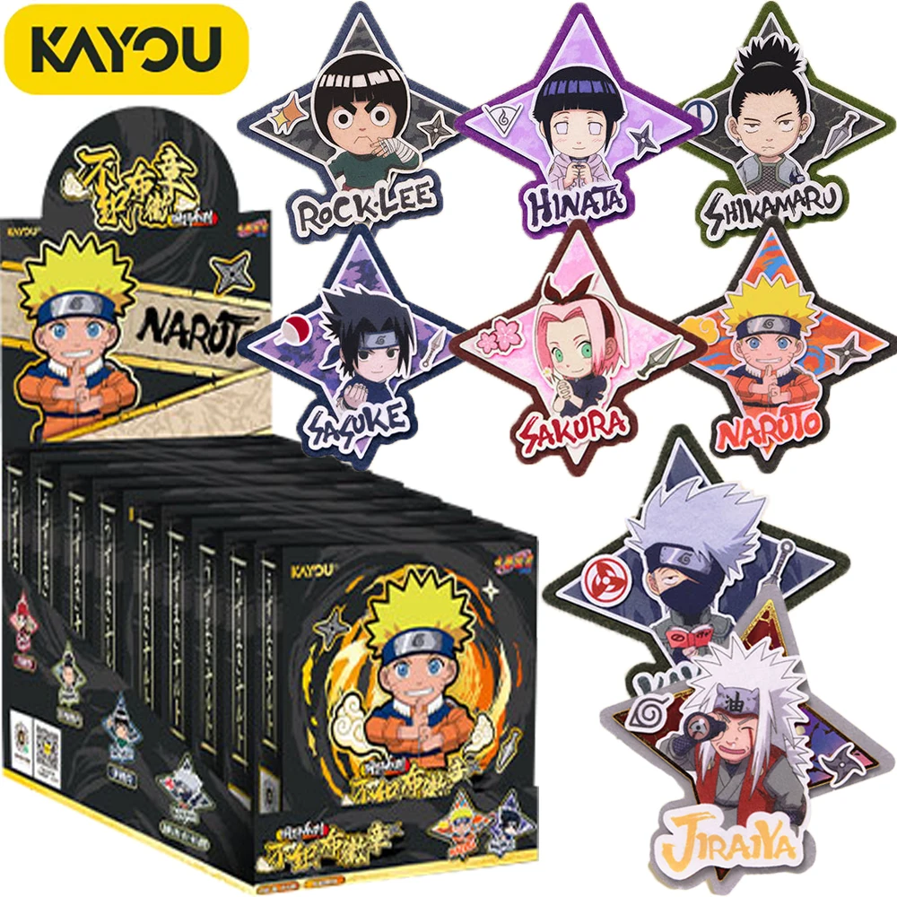 

Original Kayou Naruto Cartoon Non-woven Fabric Badge for Children Uchiha Sasuke Hatake Kakashi Anime Cosplay Decoration Toy Gift