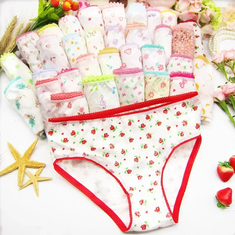 6pc/Lot Fashion New Baby Girls Underwear Cotton Panties Kids Short Briefs Children Underpants