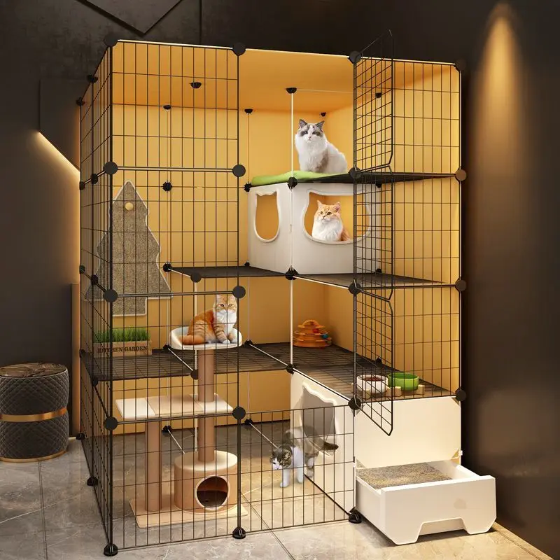 

Cat cage household indoor oversized cat nest oversized free space