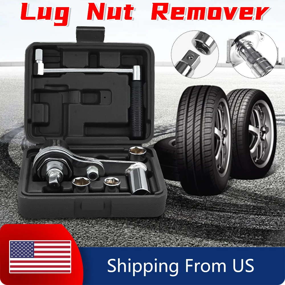 

Lug Nut Remover Wrench Booster Tire Nut Remover Car Tire Disassembly Labor-Saving Force Wrench for Loosening Car Tire Lug Nuts