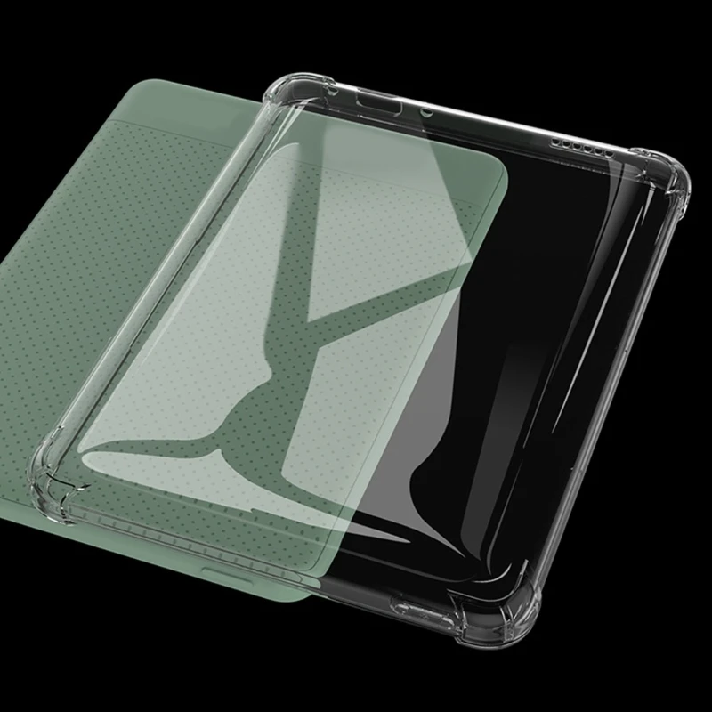 E-Reader Protective Cover with Clear Shell and Reinforced Corner for E6 6inch, Offering Lightweight Profile and Accessible K1KF