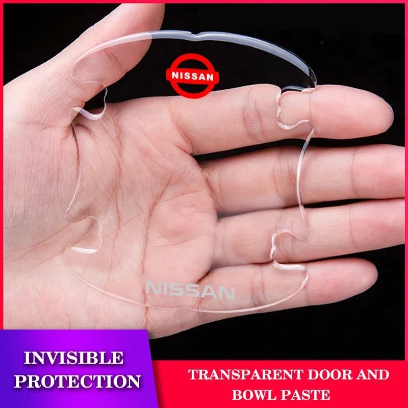 8 قطعة وعاء باب السيارة الخدوش ملصقات لنيسان ألتيما قاشقاي J11 سيلفي جوك ليف ملاحظة تيتان إكستيرا سينترا مقبض حامي #3