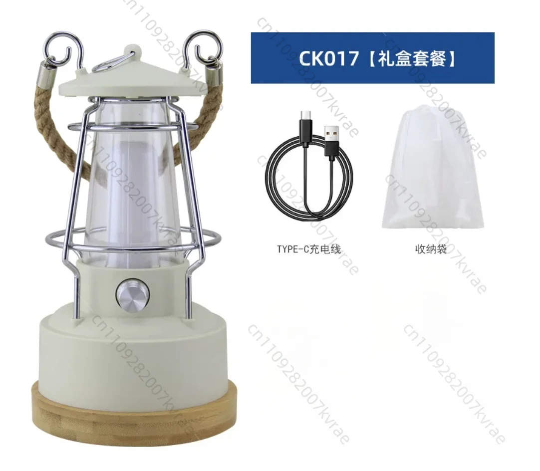 

A01F-Multifunctional Retro Camping Lamp Camping Lamp Atmosphere Stepless Dimming Horse Lamp Charging Dual-Purpose