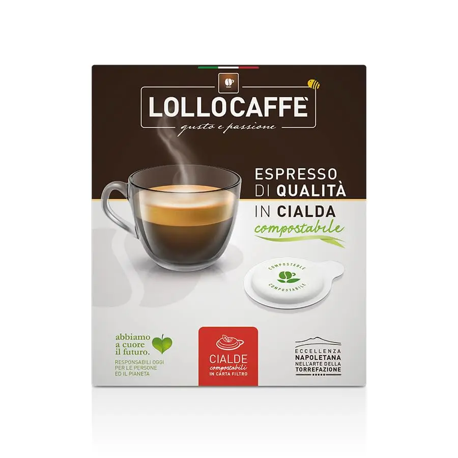 Immagine 6: Capsule Di Caffè Cialde Lollo Caffè Dek, Confezione Da 150, Diametro 44