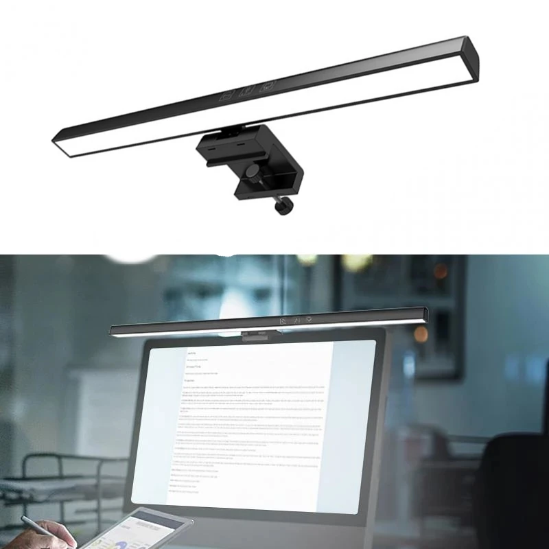 ستبليس يعتم Led لمبة مكتب للكمبيوتر مراقب ضوء بار USB القراءة ضوء رصد مصباح الخلفية شاشة مكتب ضوء