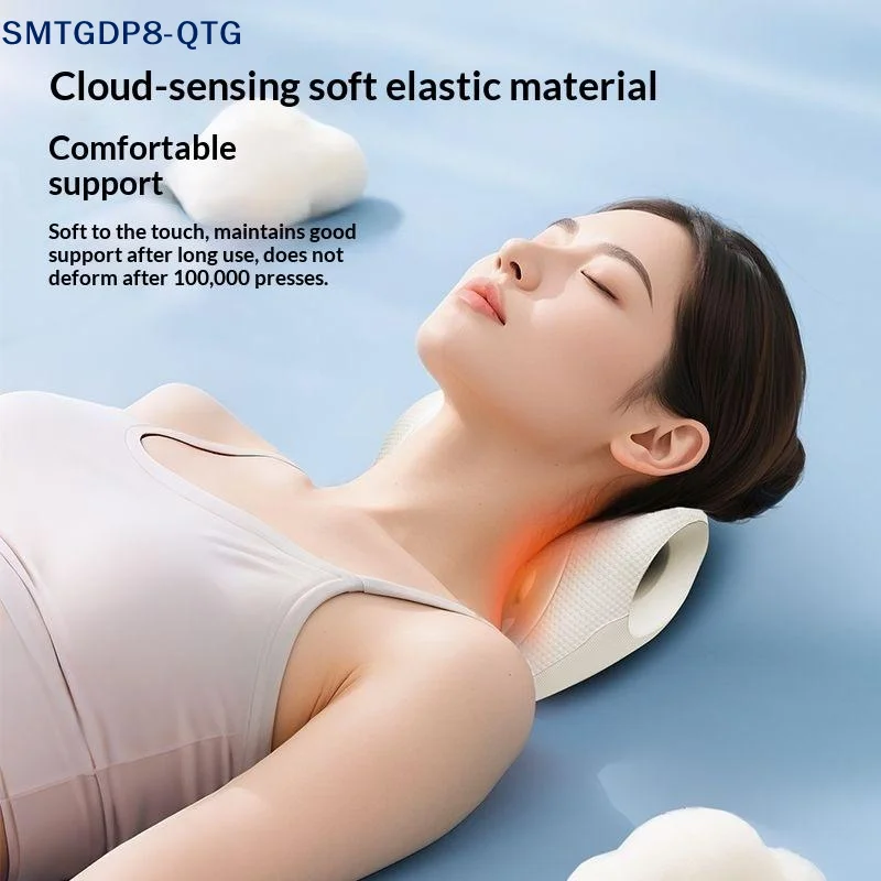 *1Pc C-Shaped Contour Fatigue Relaxation Neck Shoulder Relaxer Cervical Support Massage Pillow Multi-Purpose Acupressure Design