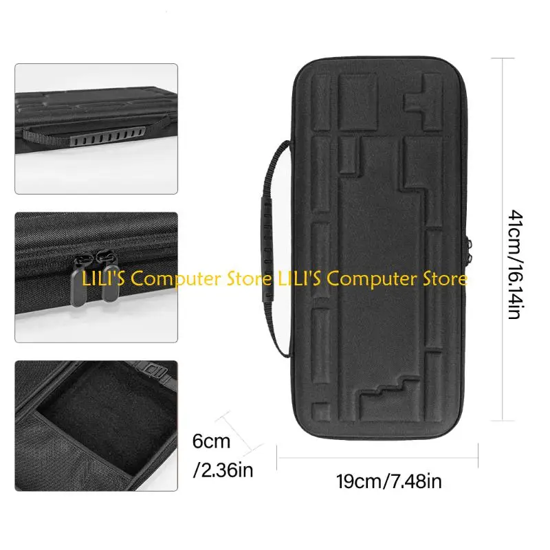 A52B Shockproof Keyboard Storage Case For 84 Models Keyboard Bag For Gamers And P