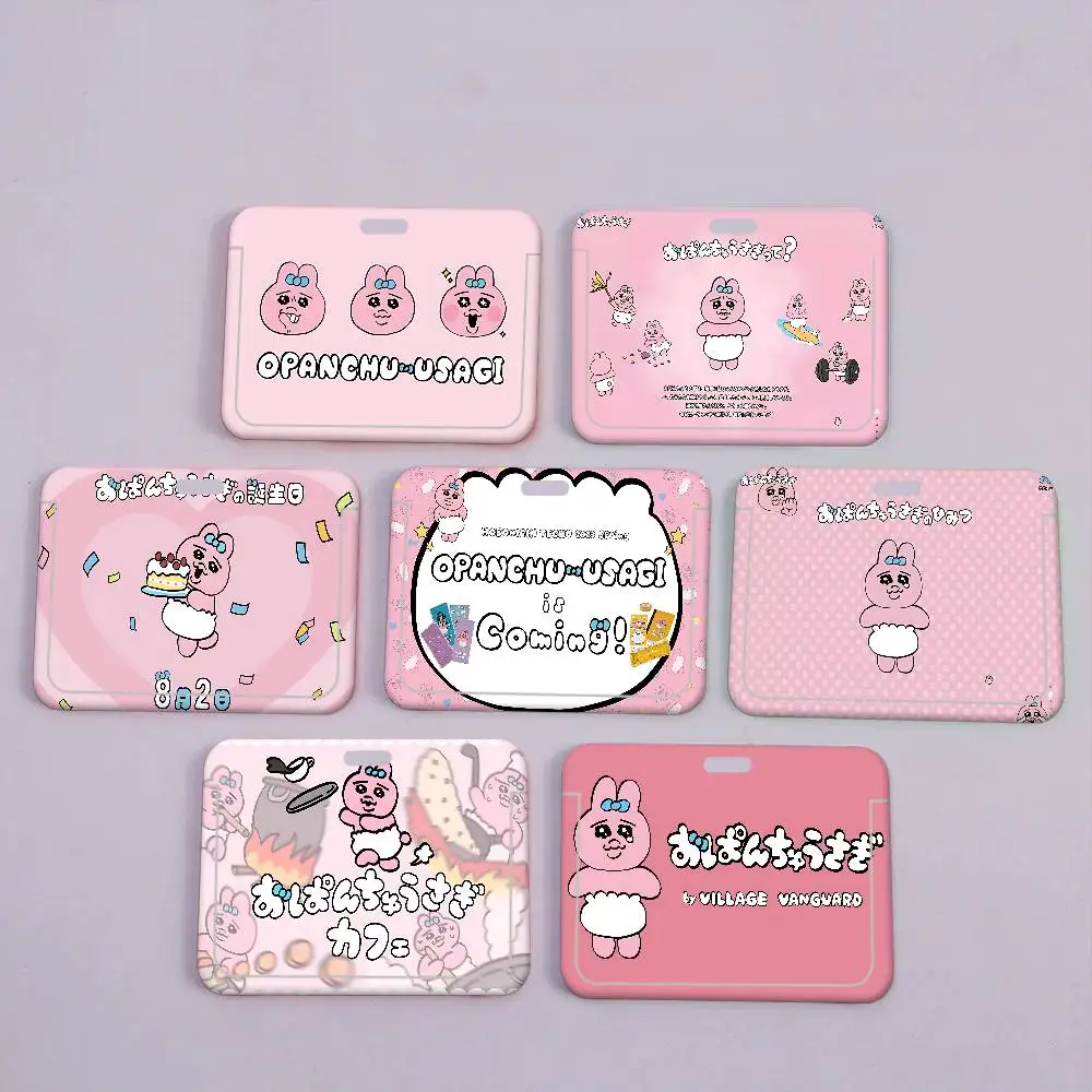 

Держатель для ID-карт и пропусков O-Opanchu U-Usagi с ремешком на шею, чехол для кредитных карт, подарок для детей