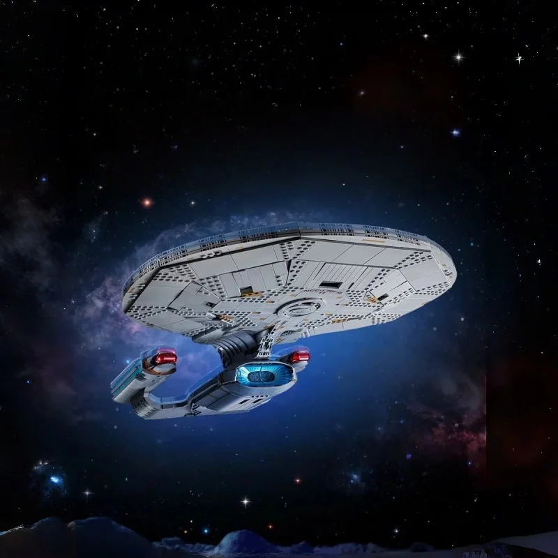 2026new 3600 Uds Star trek Moc pantalla bloques de construcción juguete súper gran nave espacial definitiva regalos de navidad