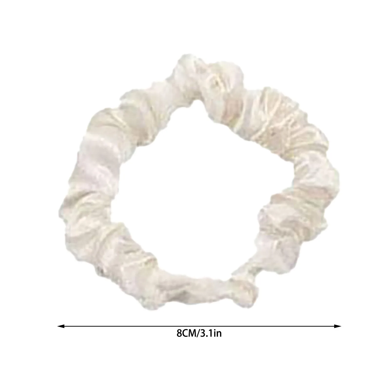 6 Pcs Women Girls Elastic Hair Band Ties Scrunchie Ponytail Soft Silk Bands Simple Headband Hair Accessories For Women