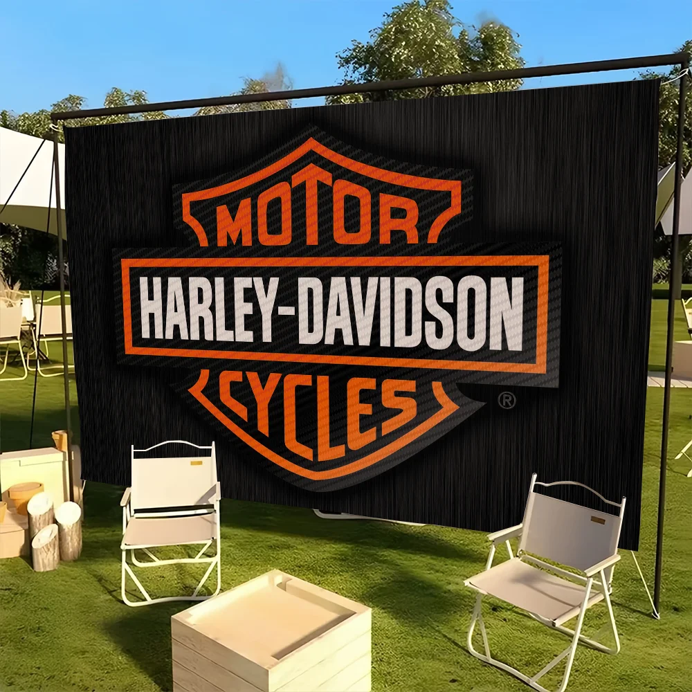 Cool H-Harley D-Davidson flag For Picnic Party Art Home Decoration Outdoor Camping Banner