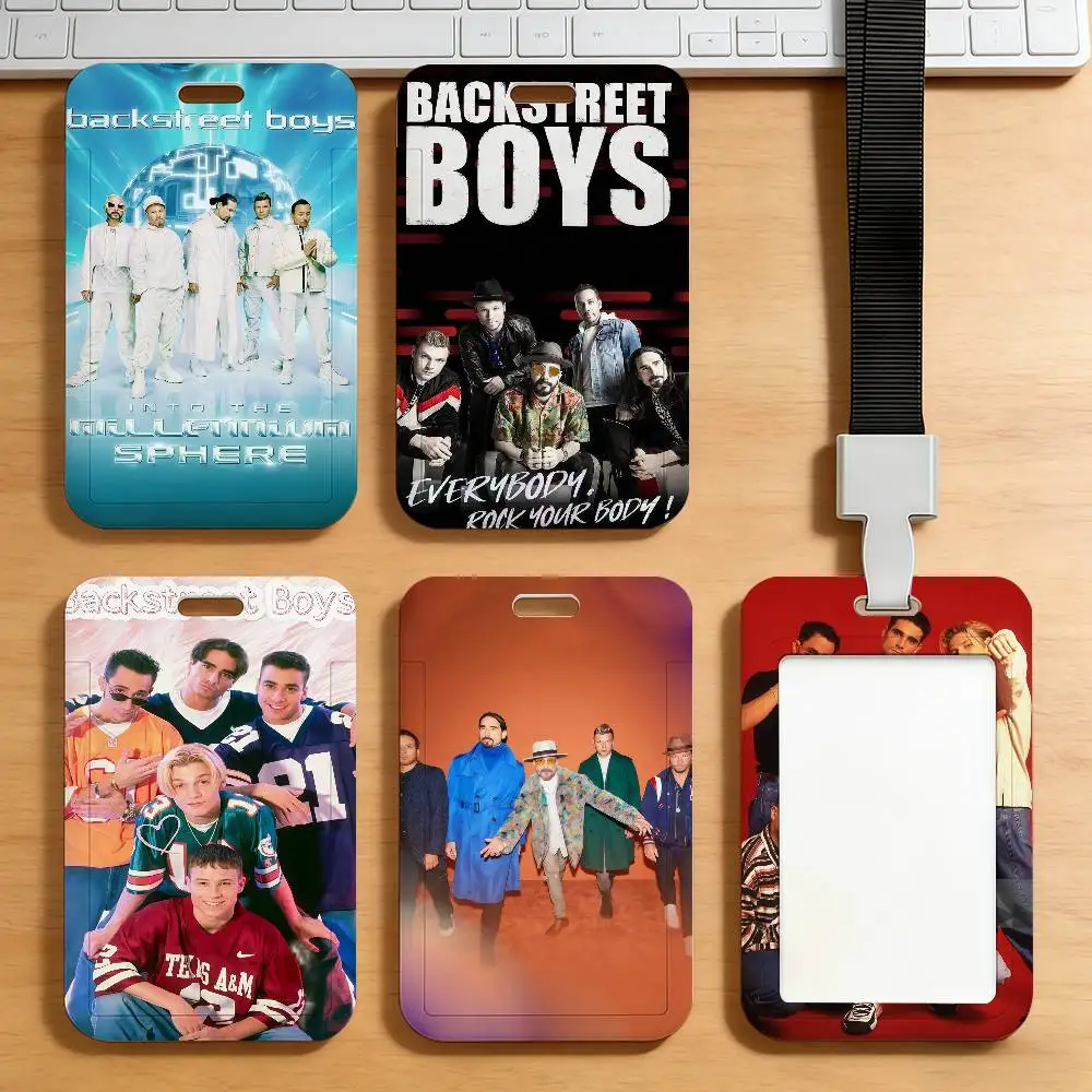 Porte-cartes Singer Band Backstreet Boys pour étudiants, cartes de repas sur le campus, cartes de transport en commun, métro