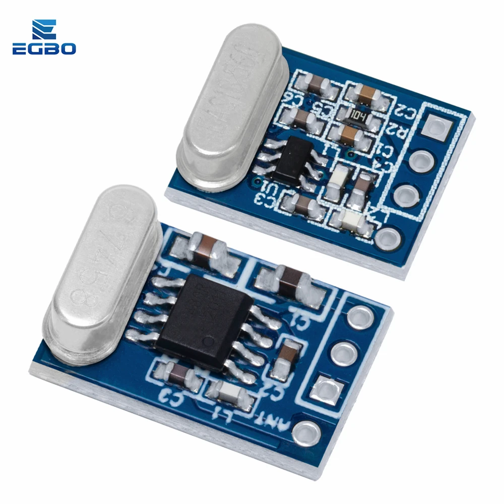 1~5PCS EGBO 433MHZ Wireless Transmitter Receiver Board Module SYN115 SYN480R ASK/OOK Chip PCB for arduino