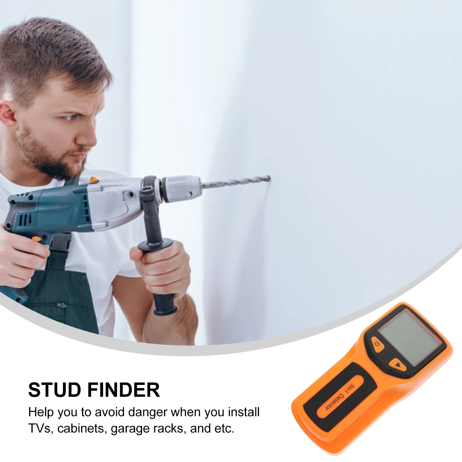 

Stud Finder Wall Digital Scanner Locate Wood Metal Wires Behind Painted Walls Wallpaper Floors Ceilings Professional