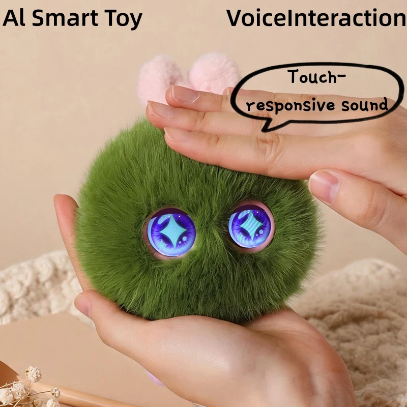 Gen 2 AI Rabbit Plush Toy Voice Dialogue Emotional Chat Companion Doll Intelligent Electronic Bunny Pet Pendant Cute Xmas Gift