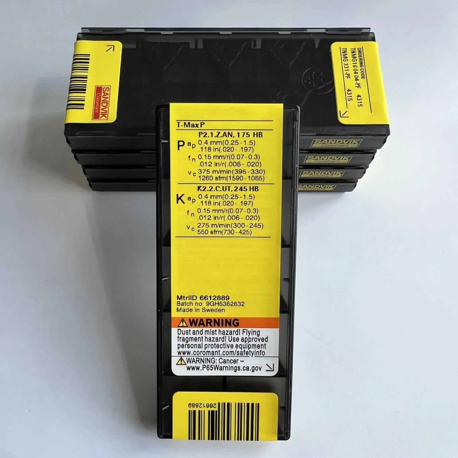 الأصلي SANDVIK / TNMG160404-PF 4315 / سبائك الصلب CNC شفرة 10 قطعة #5