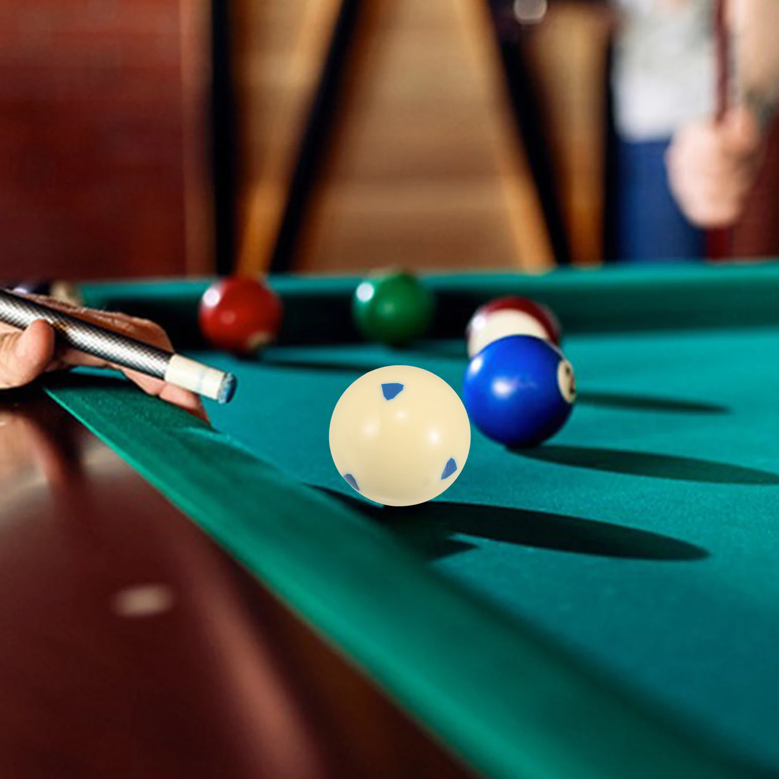 

1PC Diamond Cue Ball Enhanced Accuracy Sturdy Material Suitable All Levels Mini Pool Balls Accessories Gifts