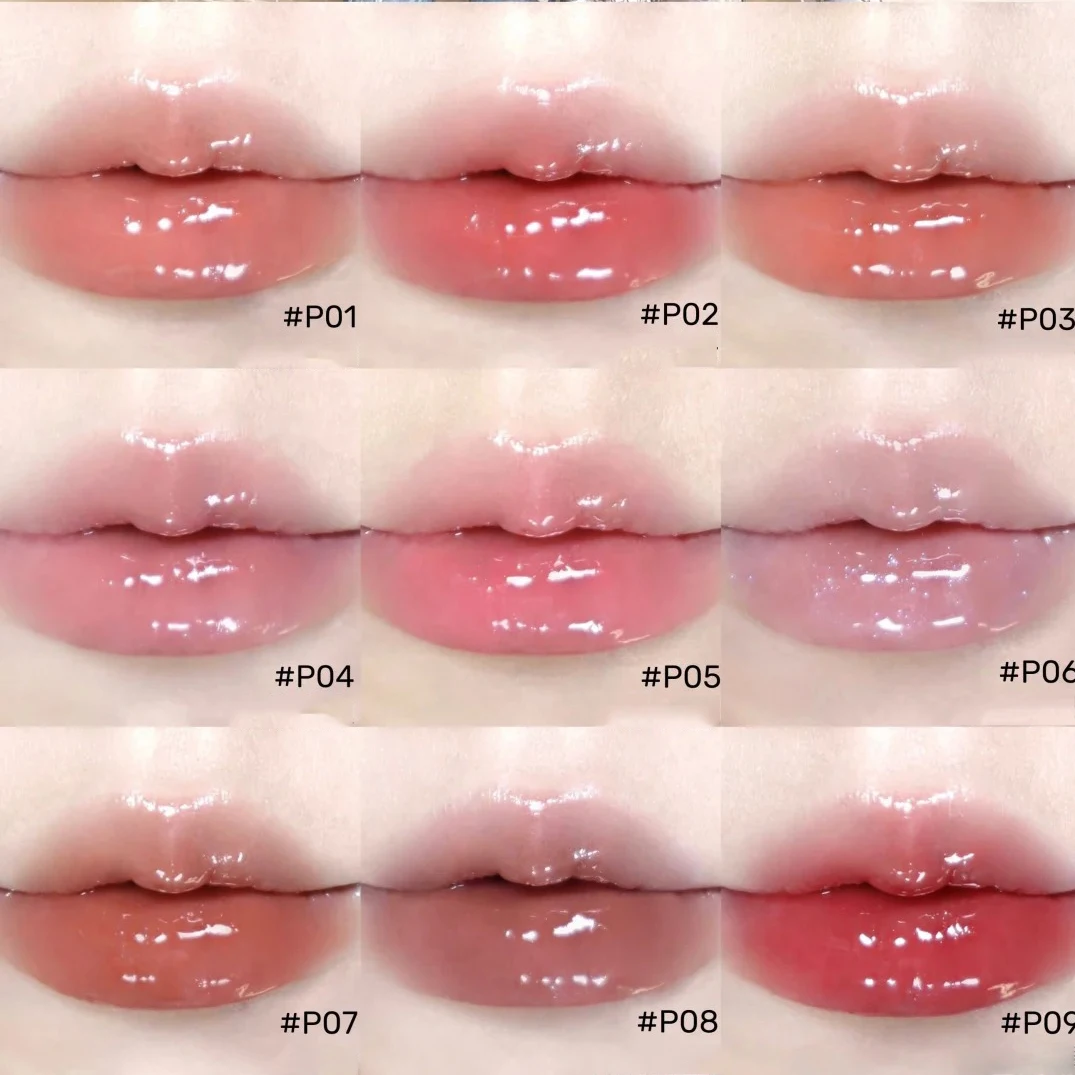 ดอกไม้รู้ SHELL's Jewel Lip Essence Lip Oil Hydrating Plumping GLOSS ไม่เหนียวเหนอะหนะยาวนาน NATURAL Shine Lip Tint 2025 ใหม่