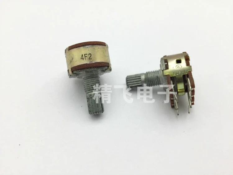 Original new 100% RK16 dual potentiometer front C10K rear A10K shaft length 15MM step 20 points (SWITCH)