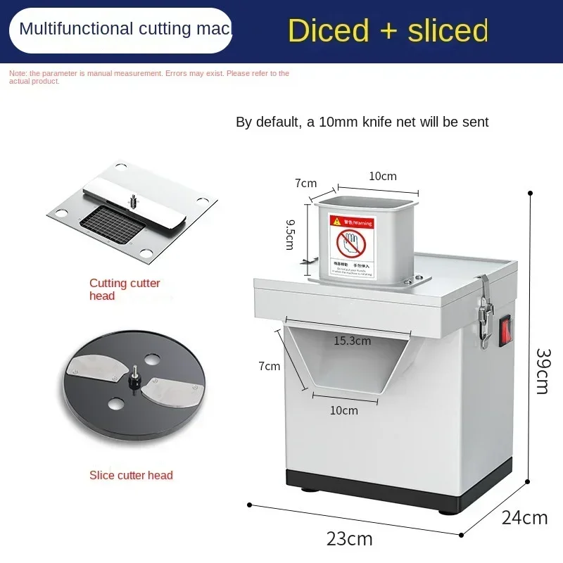 

Совершенно новая многофункциональная машина для нарезки кубиками, коммерческая машина для резки фруктовых ломтиков, машина для резки картофеля, машина для нарезки кубиками