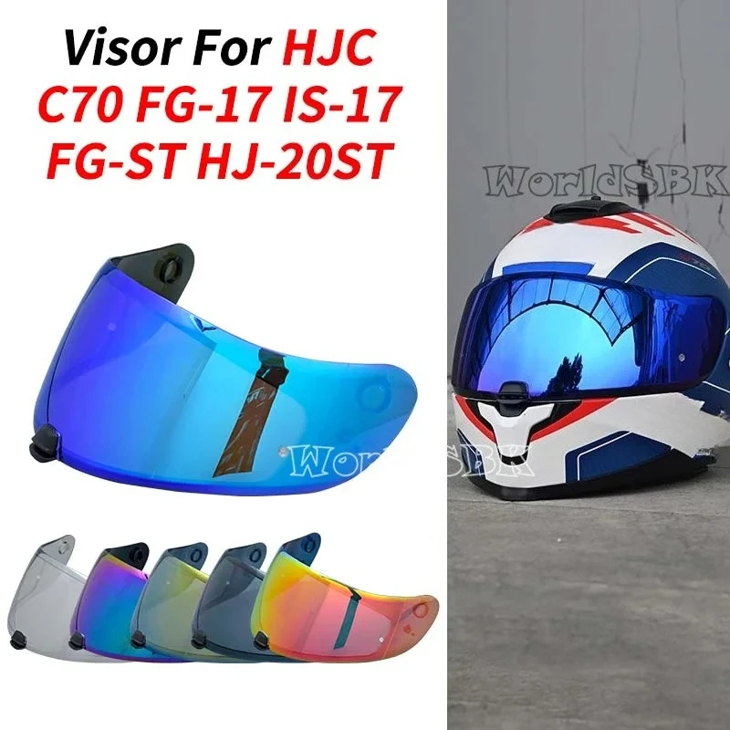 

HJ20M Helmet Shield for HJC C70 FG-17 FG-ST IS-17 Motorcycle Helmet Visor Uv Protection Casco Moto Visera Sunshield
