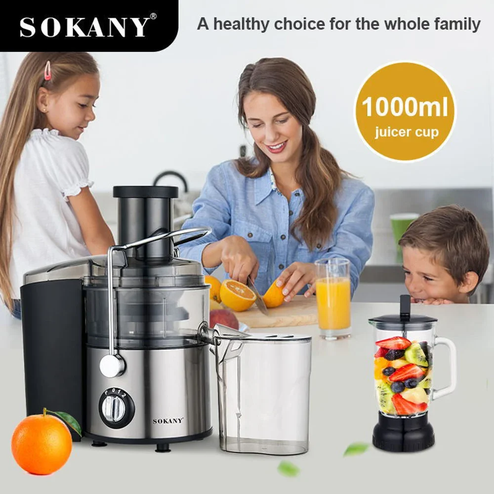 High Quality 4-in-1 Juicer, Non-slip Feet, Juice Extractor, for Vegetables and Fruits, Easy To Clean